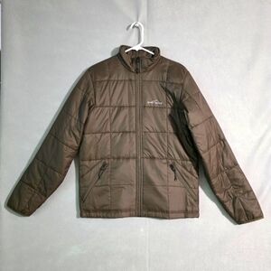 NWT Eddie Bauer Mens Puffer Jacket Coffee Size Small
